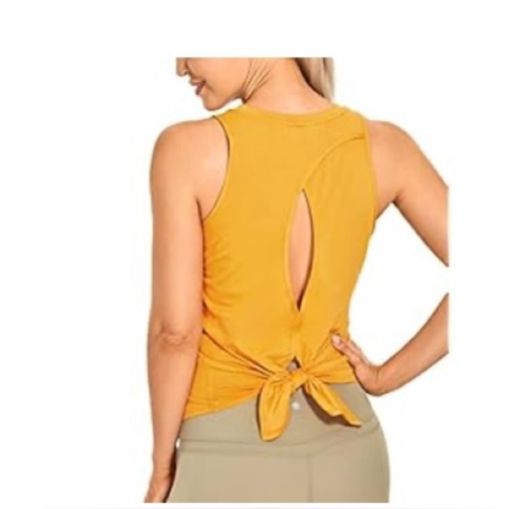 Women's Sleeveless Orange Top